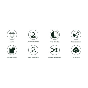 SECU 950T Biometric Temperature Device Bison II With 4G