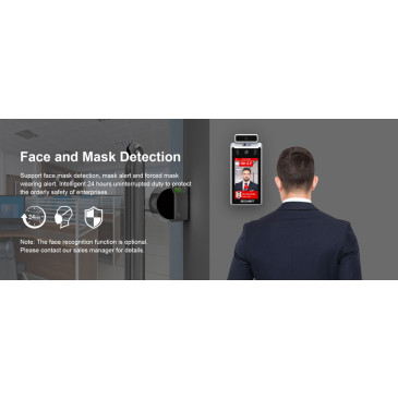 SECU 950T Biometric Temperature Device Bison II With 4G