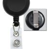 Custom black badge reels 100-pack