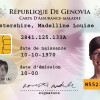 Plastic card perso data 4 color - photo/data/bar codes/microprint