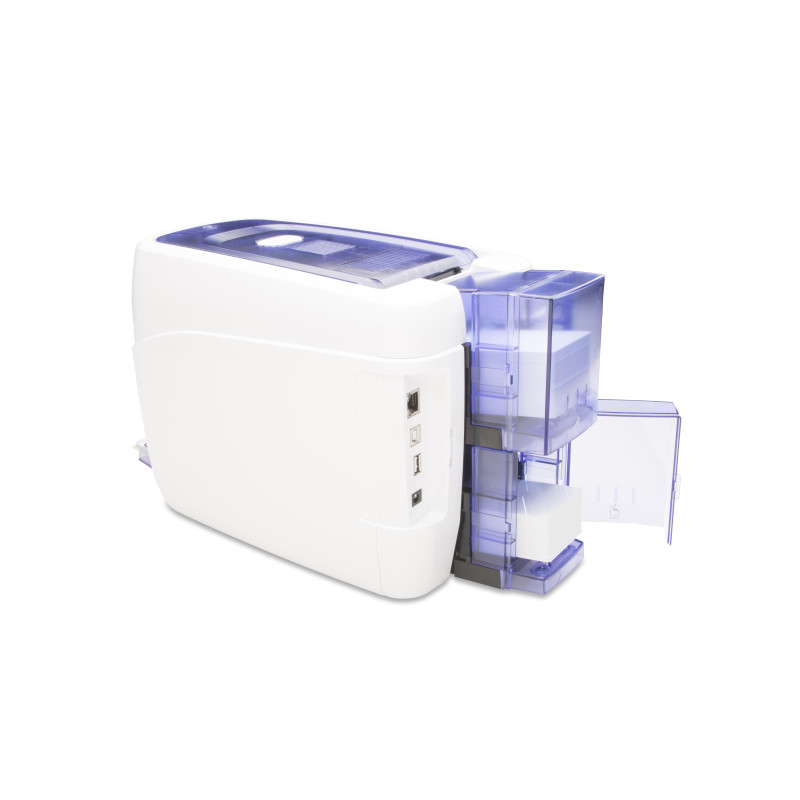 Nuvia N20 Single sided card printer with card stacker and manual feeder (Optional dual side printing)