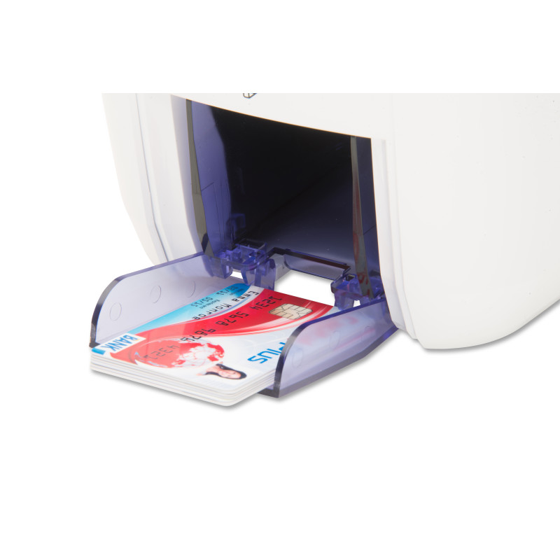 Nuvia N20 Single sided card printer with card stacker and manual feeder (Optional dual side printing)