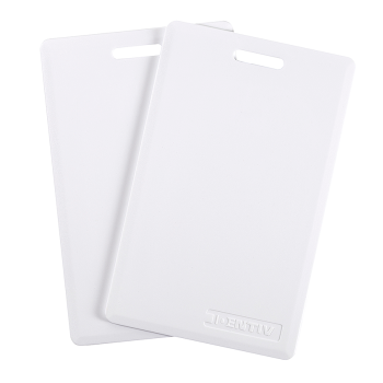 Proximity Credential Blank Card ABS Clamshell-Vertical Slot Punch (100)