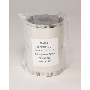 Ribbon holographic overlay 1,000 CARDS PER ROLL