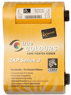 Zebra ix Series monochrome ribbon for ZXP Series 3 Silver 1000 images