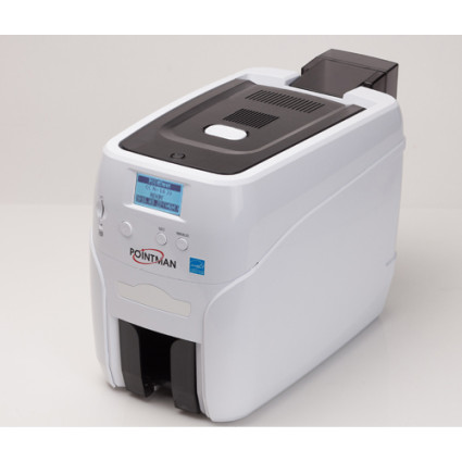 Nuvia N15 Card Printer: Single-sided Simplex Color printer with Auto Feed Single Hopper 