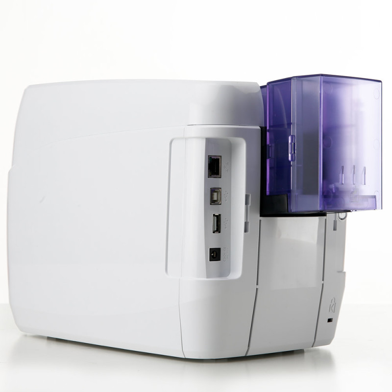 Nuvia N20 Single sided card printer with card stacker and manual feeder (Optional dual side printing)