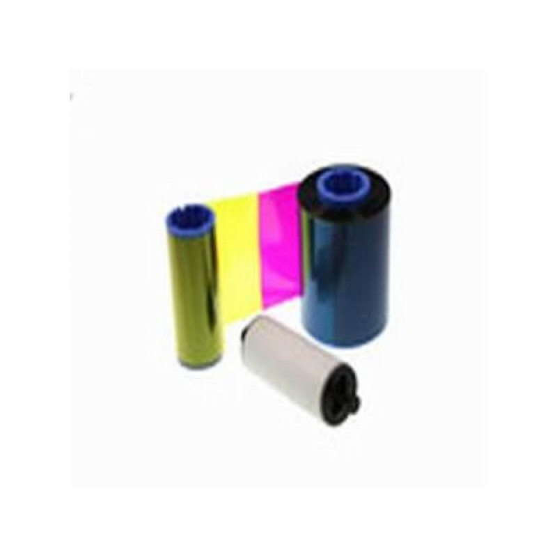 Zebra 800015-540 i Series color ribbon 5 Panel YMCKO with 1 cleaning roller, 330 images