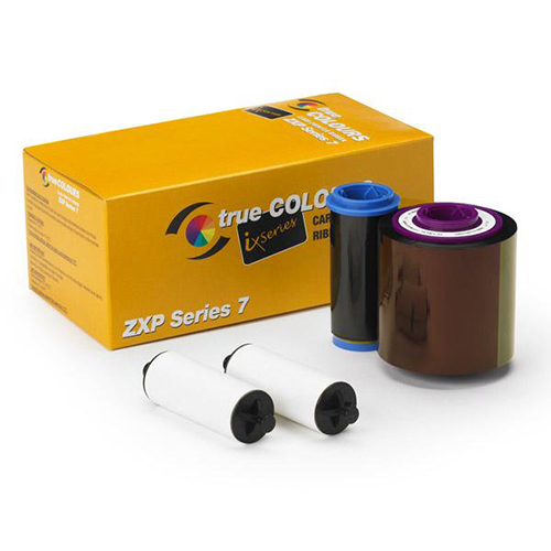 Zebra 800077740 Ribbon, Color-YMCKO, 250 Images, ZXP7,HS