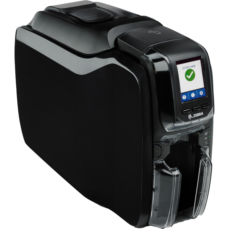 Zebra ZC350 ID Card Printer Single-Sided